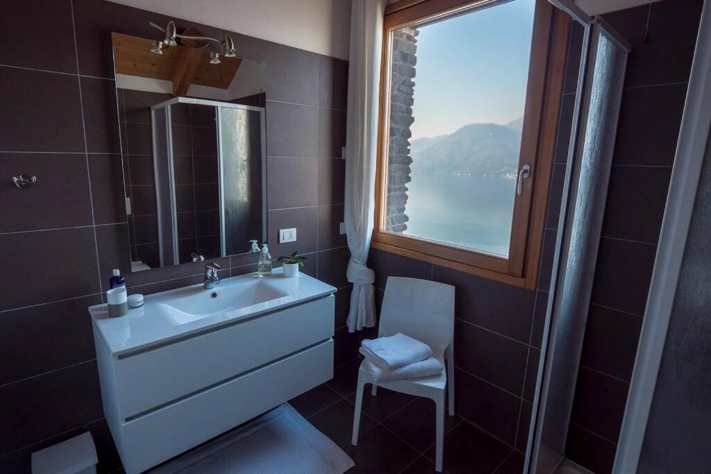 Magic Lake View With Beautiful Pool Area Bellano Dış mekan fotoğraf